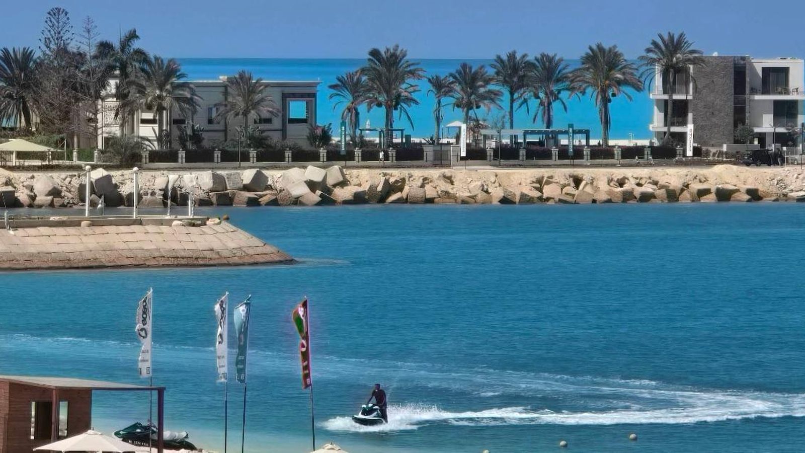 Nueva Alamein, ciudad de Egipto en el Mediterráneo