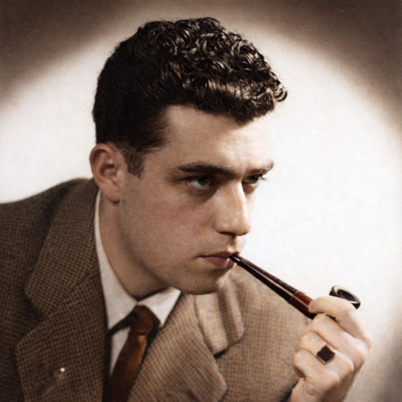 En la imagen, el joven Alfonso García Ramos