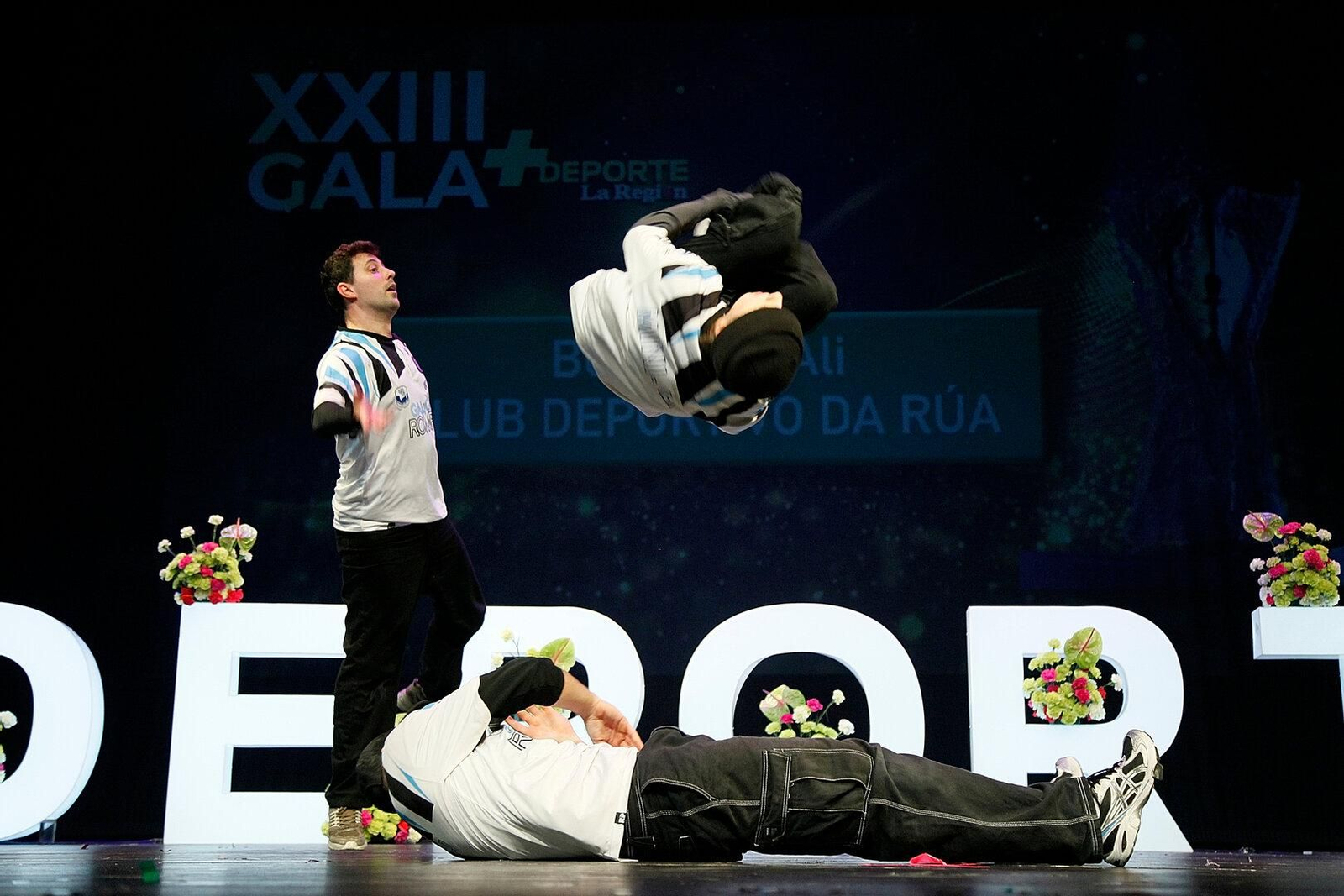 La Gala +Deporte contó también con exhibición de Break Dance.