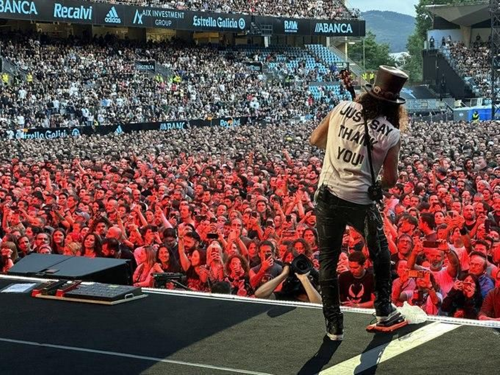 Concierto de Guns N' Roses en Vigo.