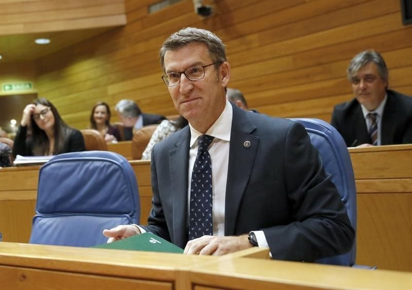 Núñez Feijóo en O Hórreo.