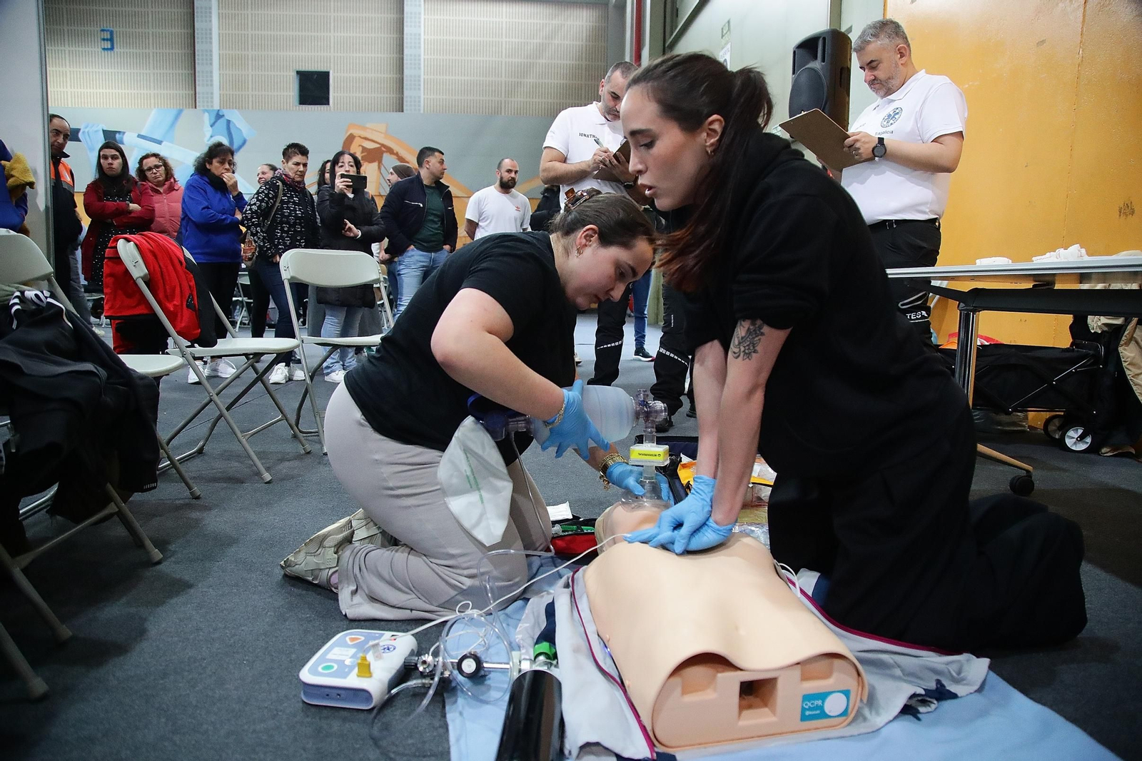 Galería | Previsel transforma Expourense en un parque de prevención y seguridad