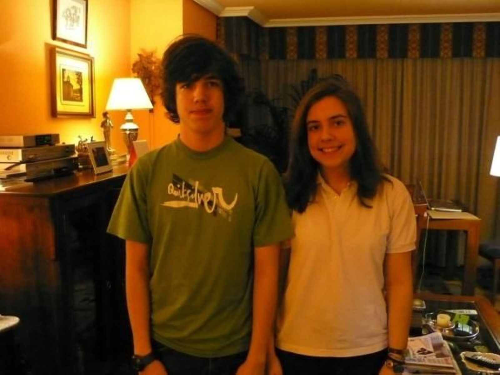 Alejandra y Jaime Alonso Lorenzo cumplieron ayer 16 años. Foto: Nuria Pérez