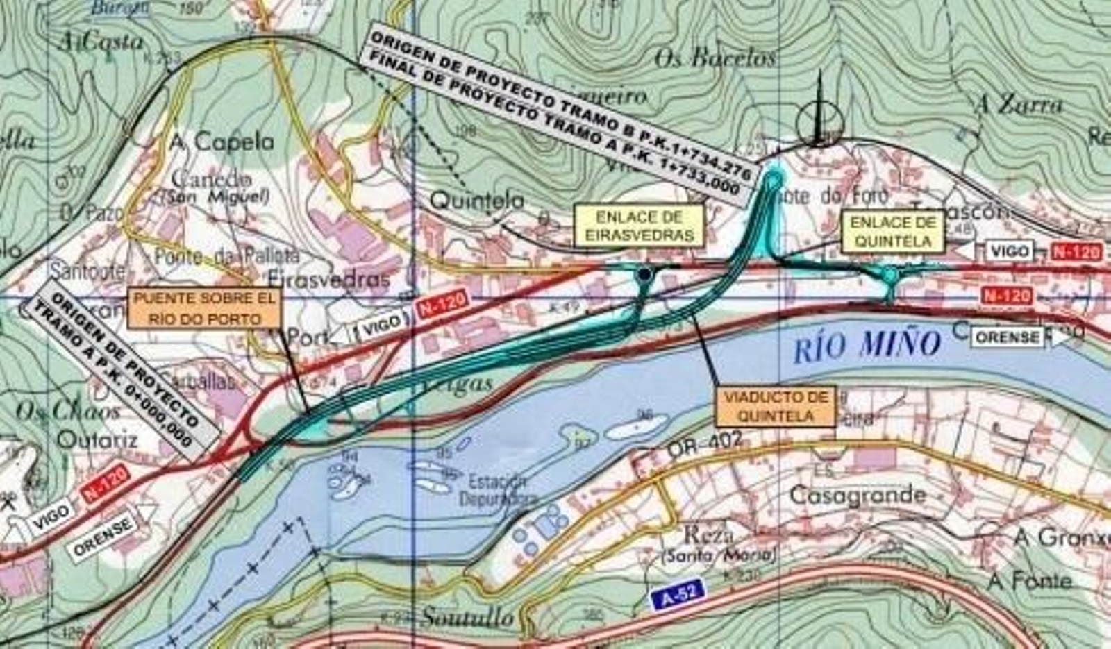 El tramo afectado será el que conecta Eirasvedras con Quintela.