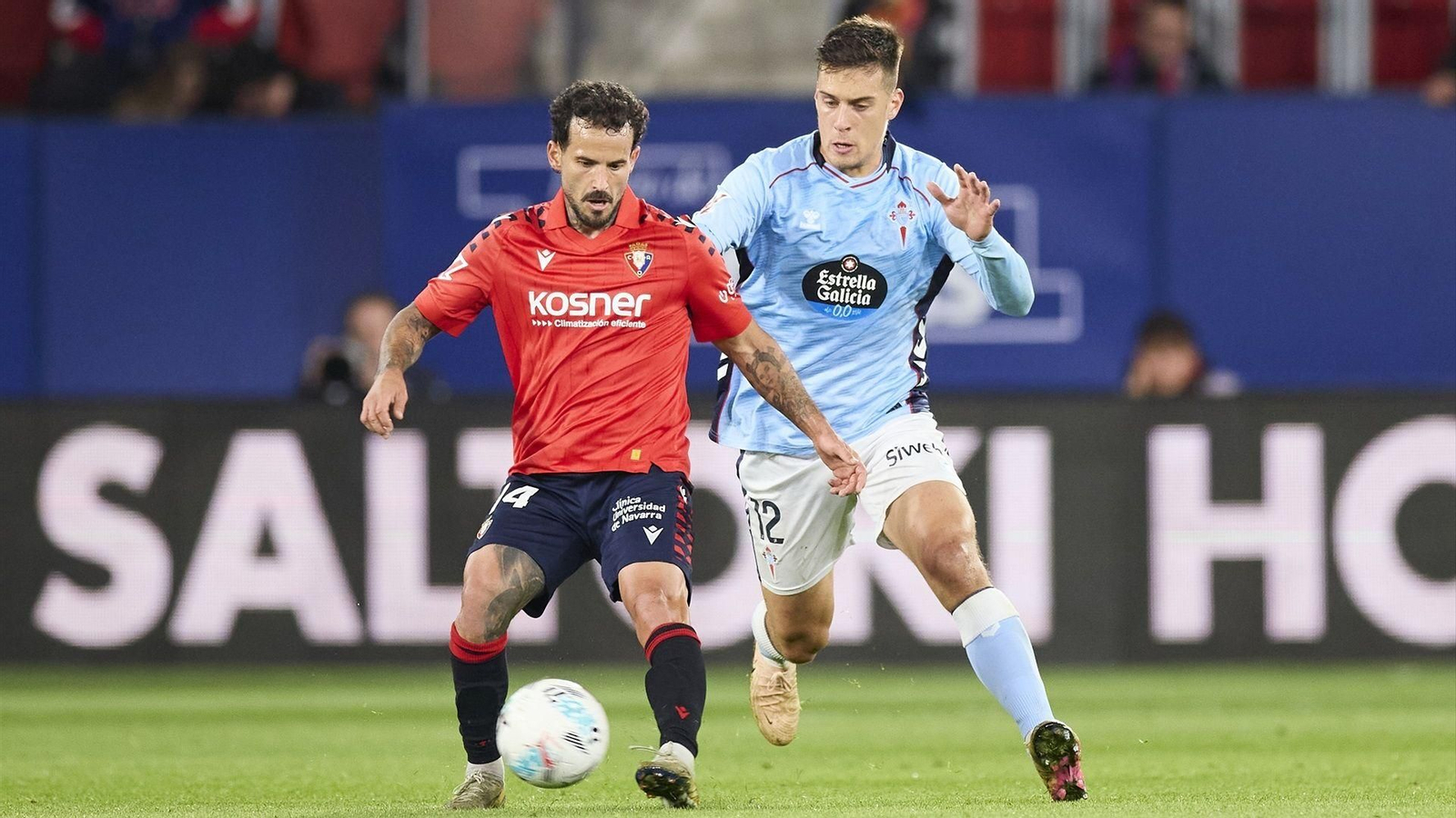 Manu Fernández, durante un partido la temporada pasada con el Celta.