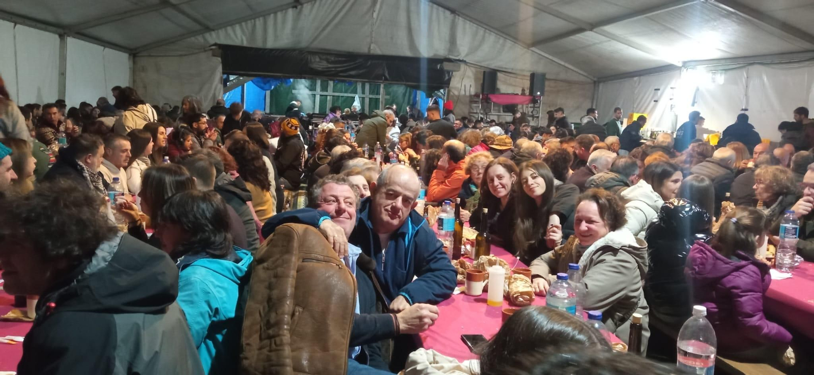 Galería | Cocido para combatir la borrasca Ingrid en Piñeiro