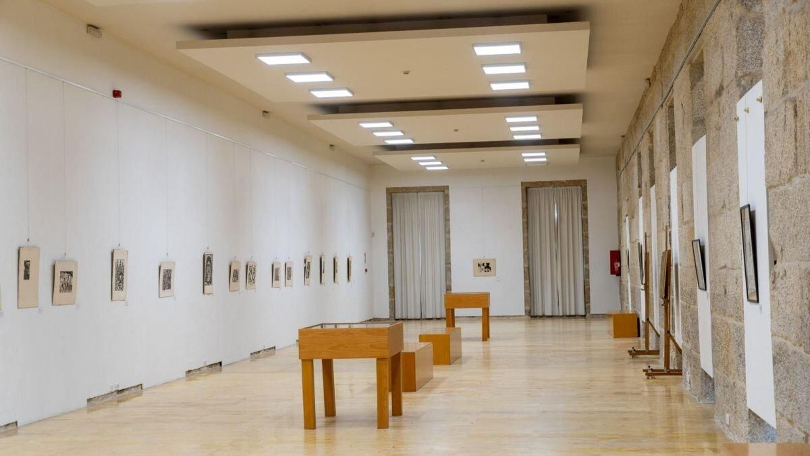 Imagen de la muestra en la Sala de Exposiciones del edificio “Francisco Sánchez”.
