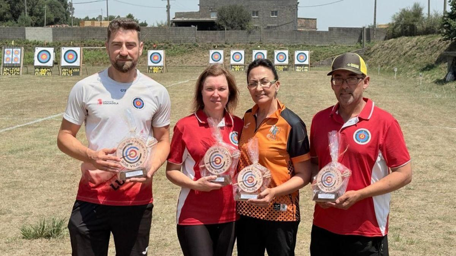 Marcos Rodríguez, Marta Dopazo, Gracia Elena Santos y Carlos Doval, podios ourensanos.