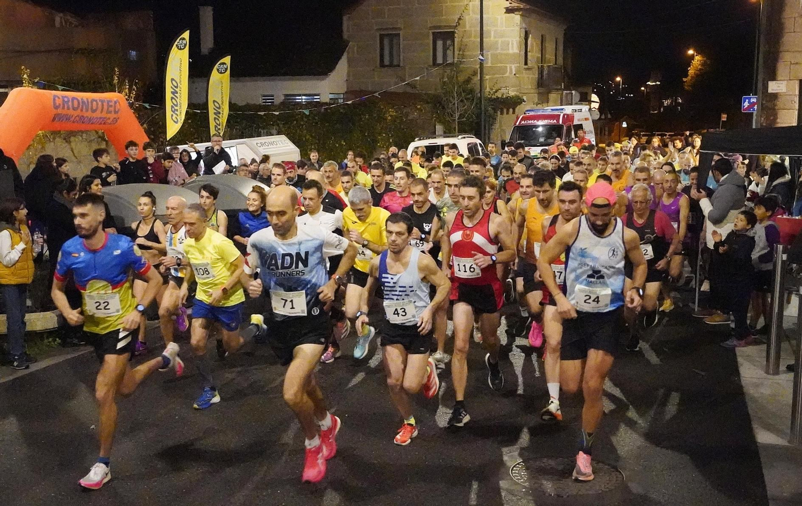 Imagen de la anterior edición de la carrera nocturna de Bembrive.