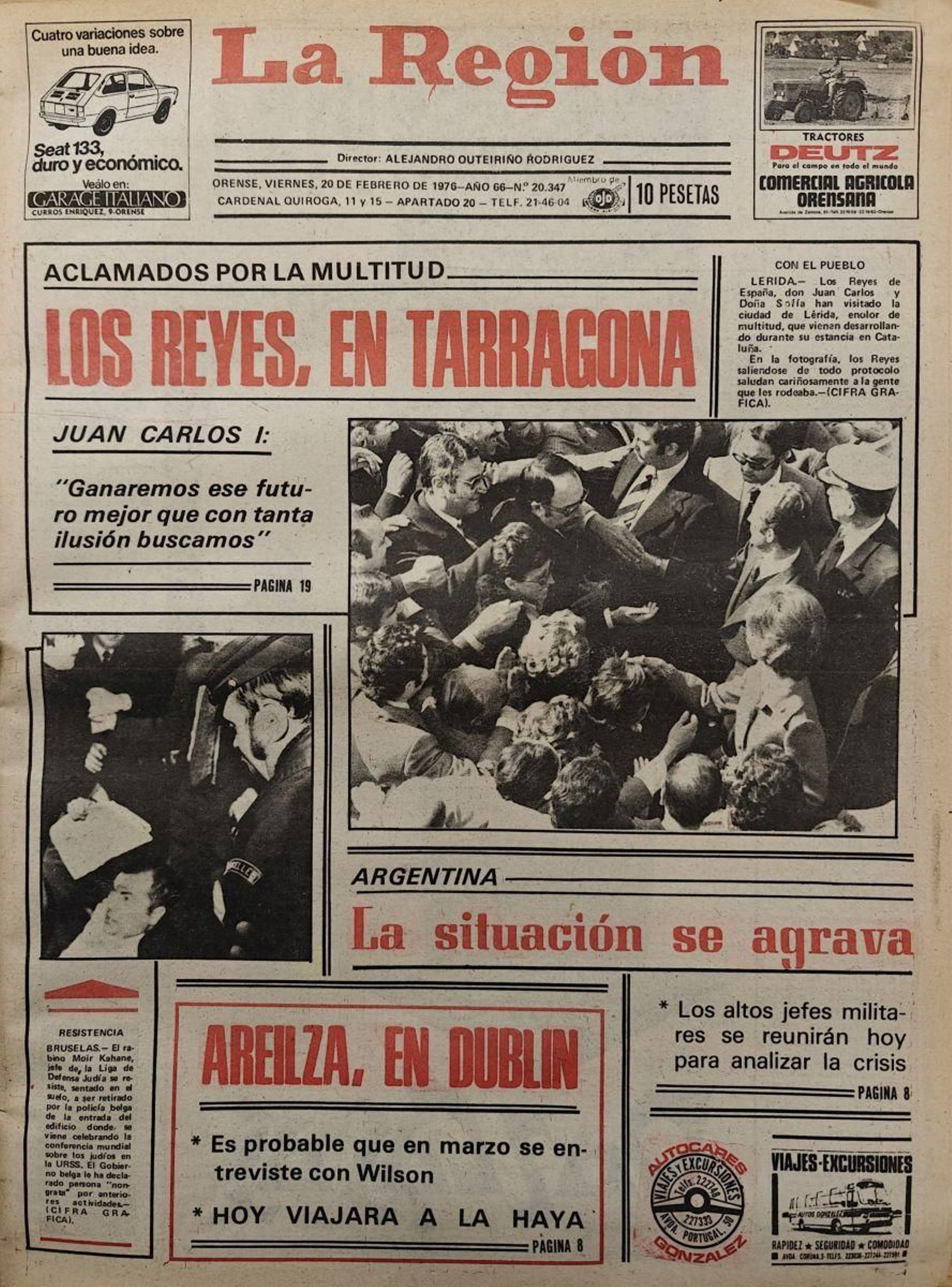 La portada.
