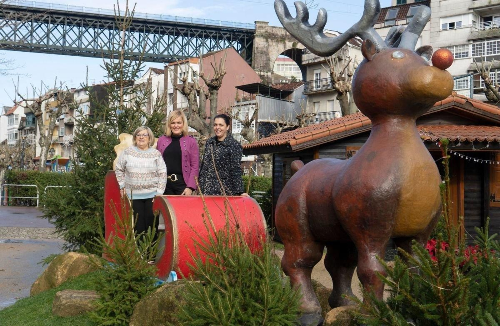 Pilar Martínez, Digna Rivas y Rita Pérez durante la presentación de la programación.