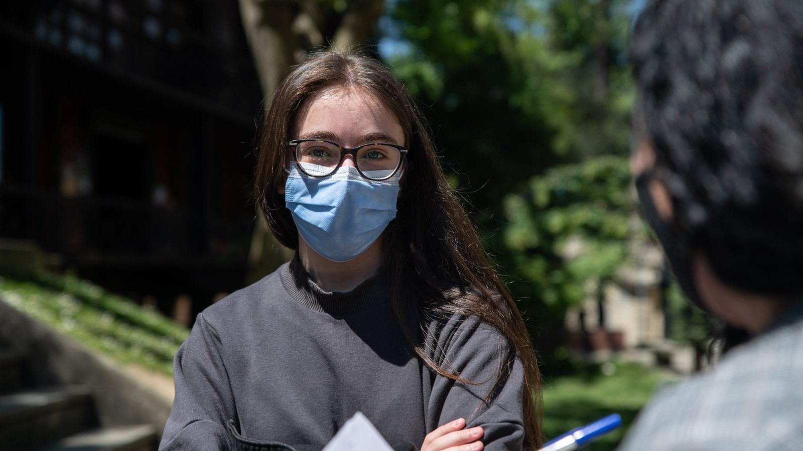 OURENSE (CAMPUS UNIVERSITARIO). 04/05/2021. OURENSE. Enquisas sobre idiomas, para suplemento VIDA. FOTO: ÓSCAR PINAL.   Elena Dominguez
