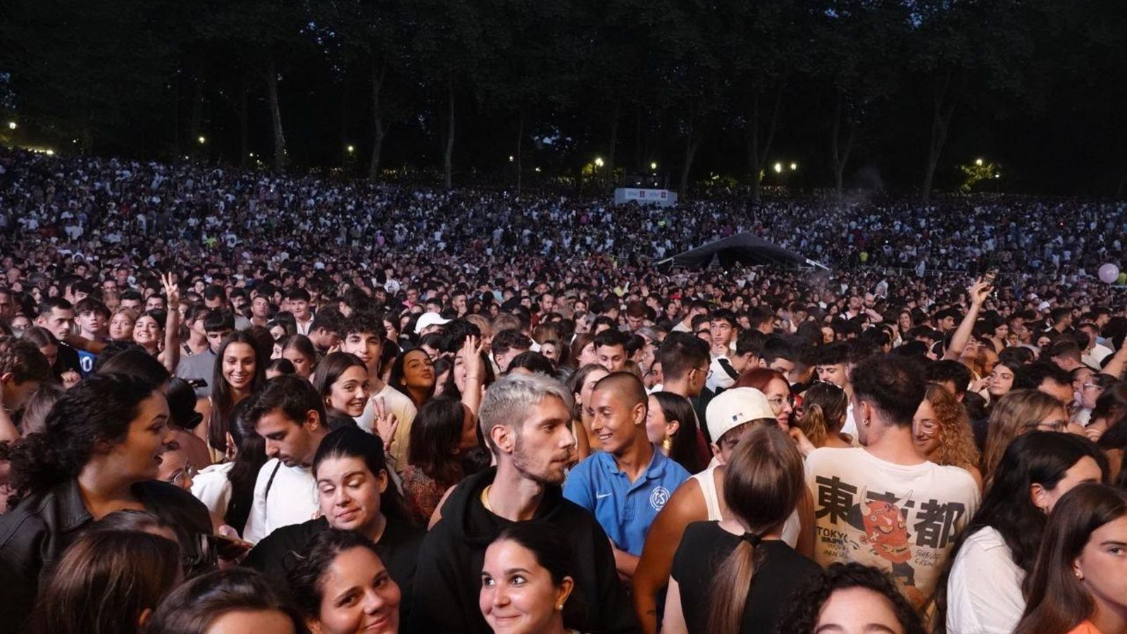 Público en un concierto de Castrelos.