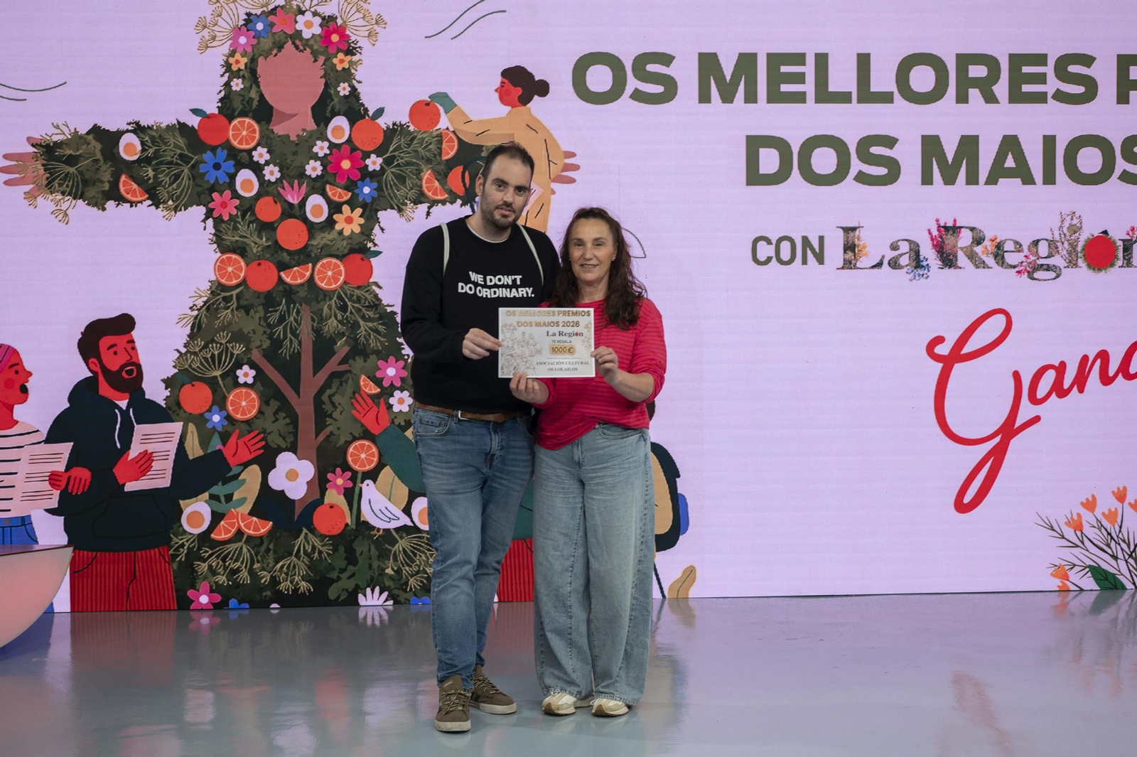 Galería | Os mellores premios aos Maios e coplas 2026 do concurso de La Región recollen sus premios