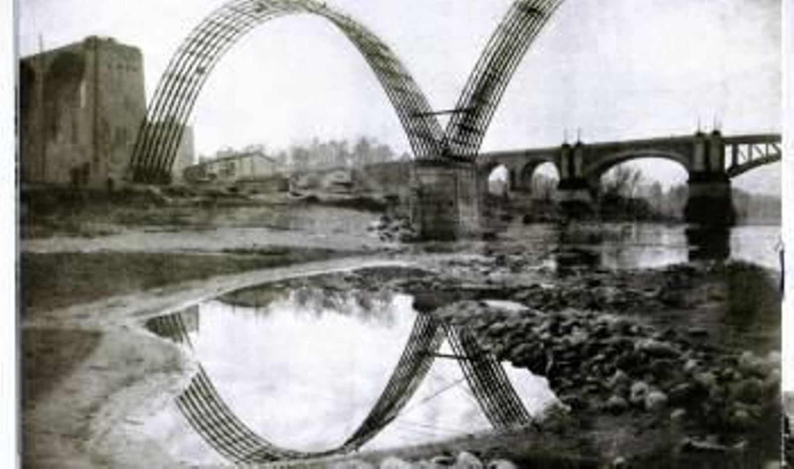 Carrileiros habla sobre el viaducto de Ourense, en obras en la imagen.
