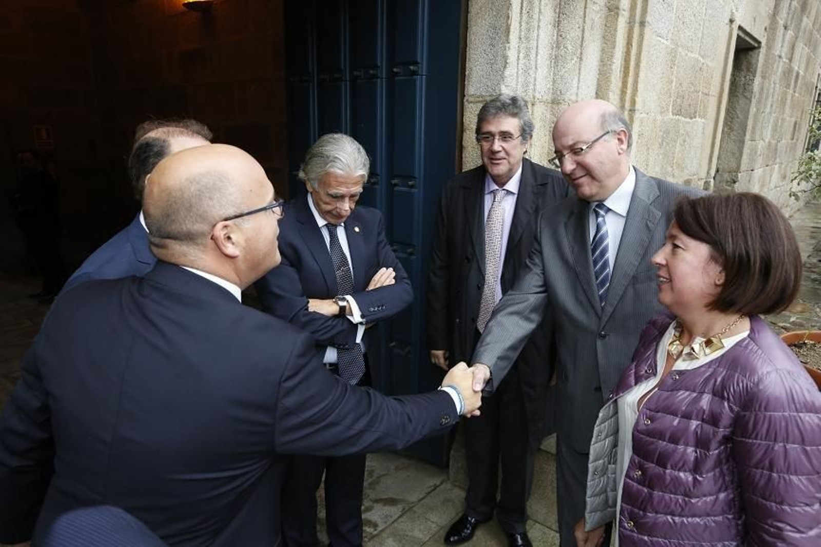 San Clodio. 13-10-14. Provincia. Coloquio con empresarios de Ourense coa Ministra Ana Pastor no Mosteiro de Sab Clodio.
Foto: Xesús Fariñas