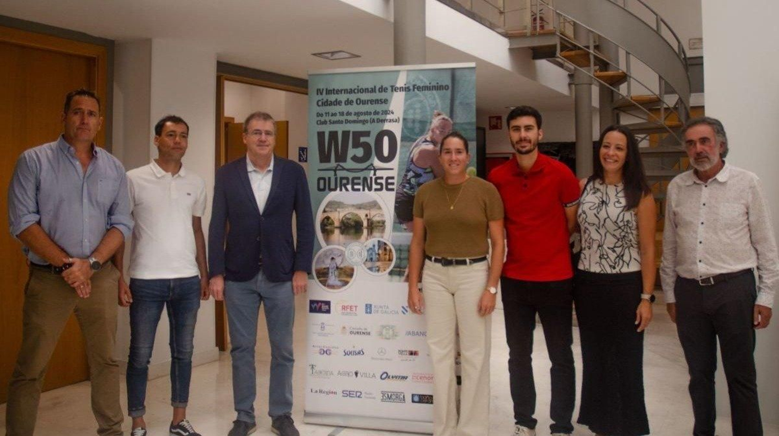 Manuel Pérez, Enrique Álvarez, Manuel Pardo, Celia Cerviño, Pablo Mosquera, Ana Fernández y Xosé Mosquera.