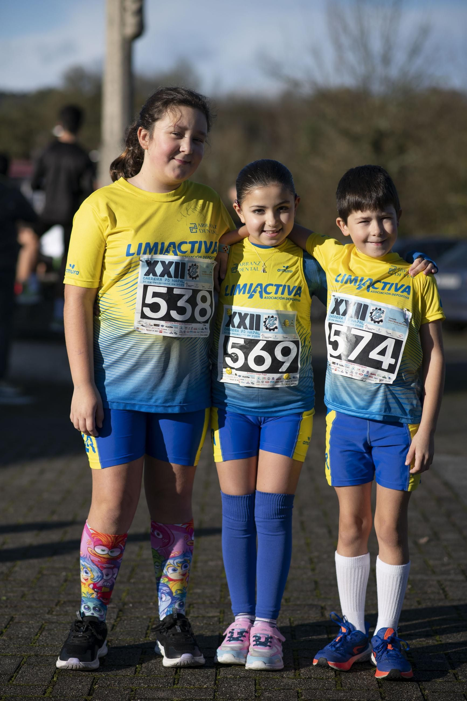 Galería | San Cibrao celebra una edición más de su carrera navideña