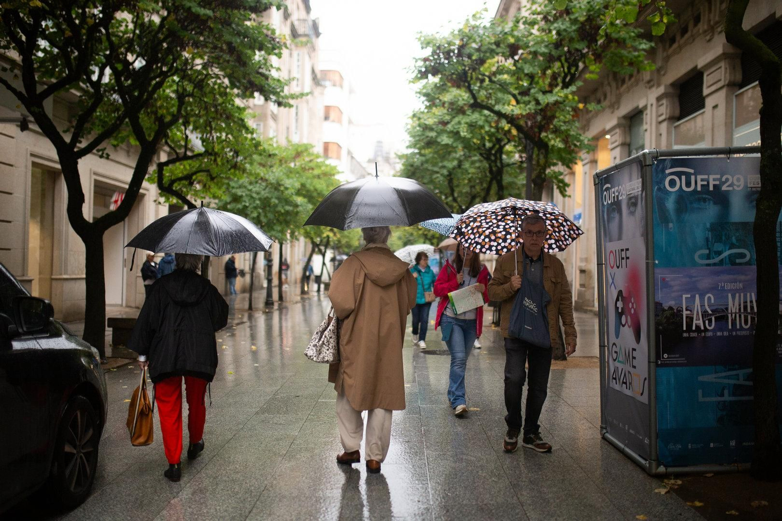 Lluvia en Ourense (Foto: Sandra Iglesias)