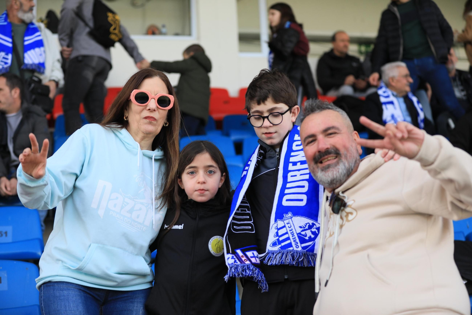 Galería | Alegría y resignación entre el Ourense CF y el Arenteiro en el Estadio de O Couto