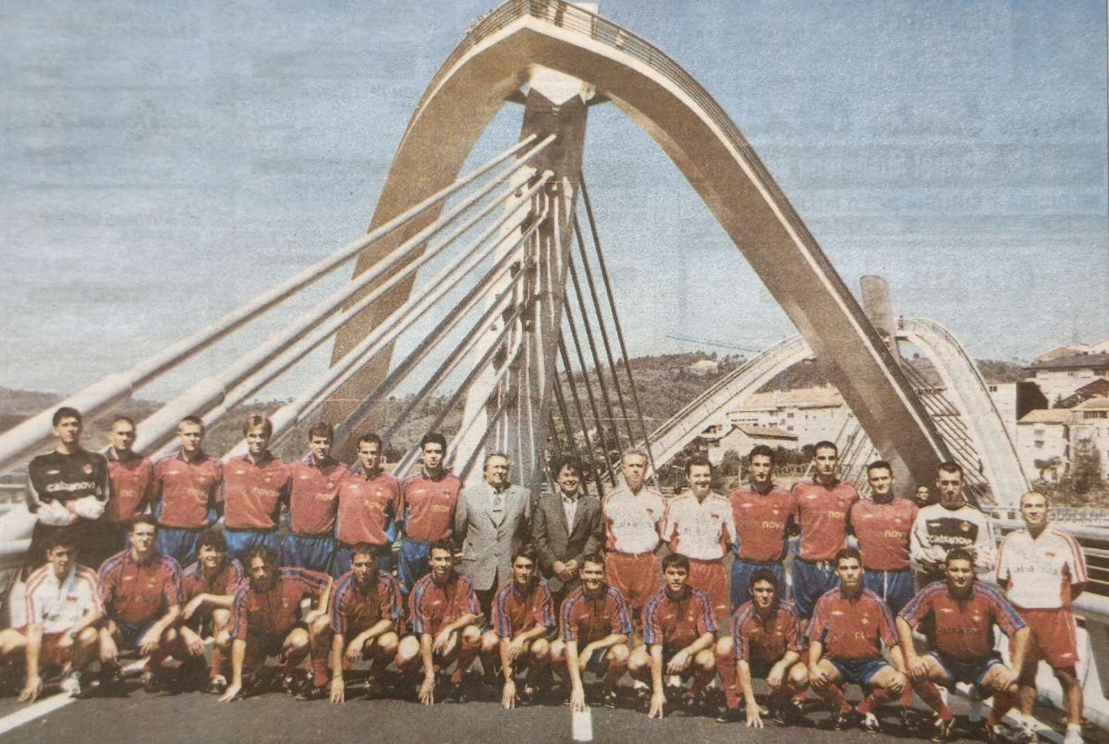 La renovada plantilla del Ourense.