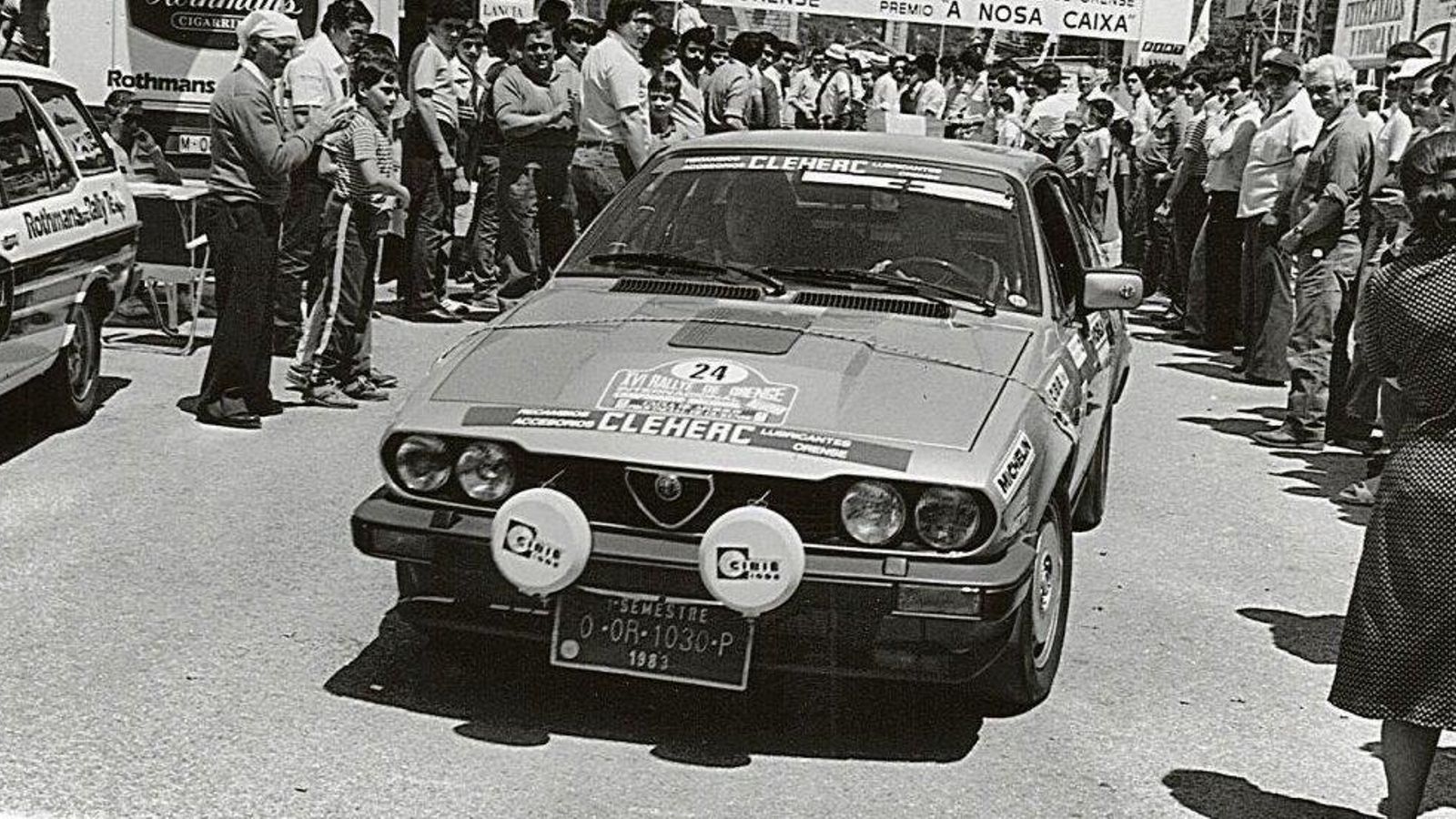 Cleher, participante habitual en la primera etapa del Rally de Ourense.