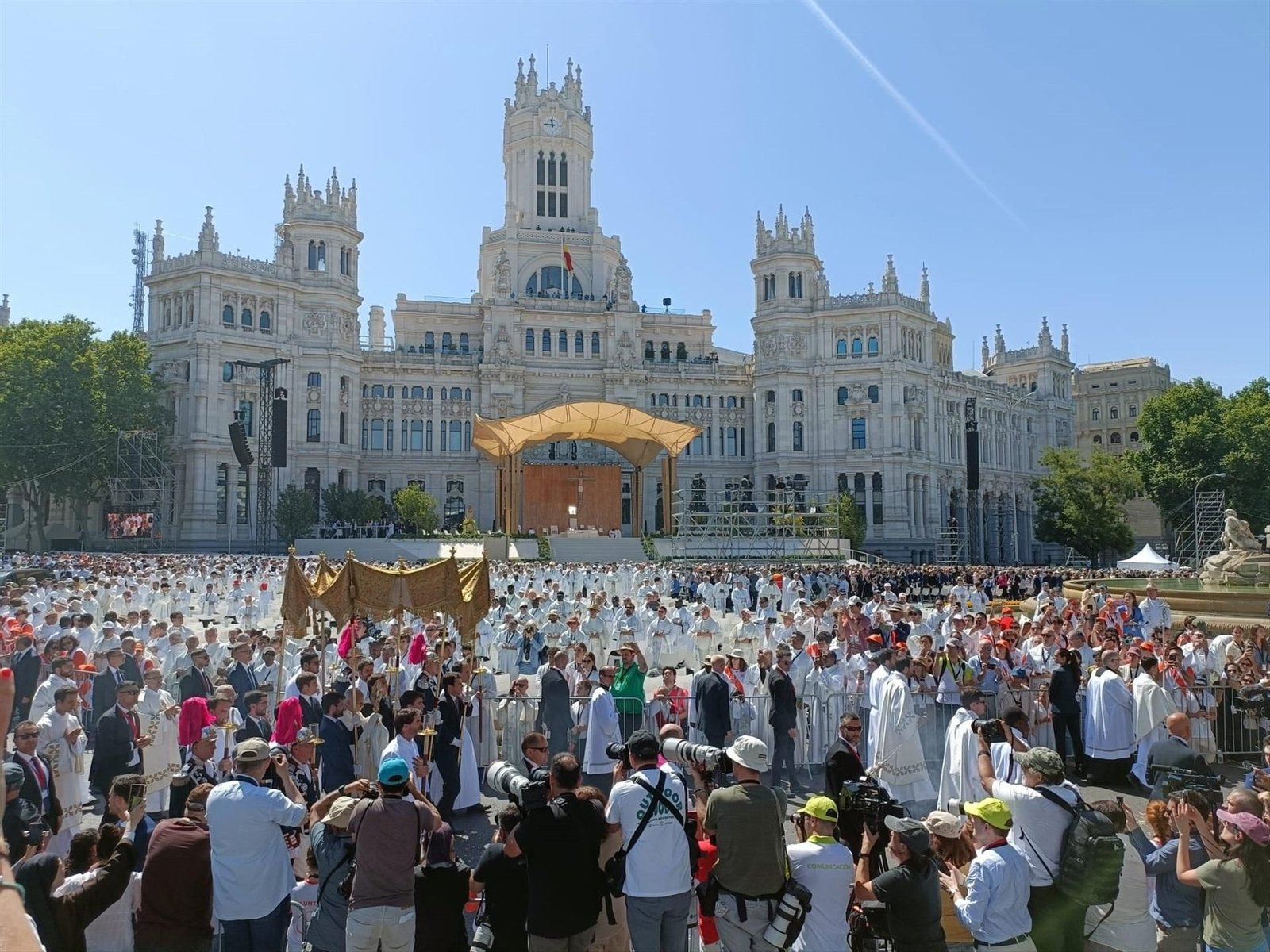 Galería | La segunda jornada del papa León XIV en Madrid, en fotos