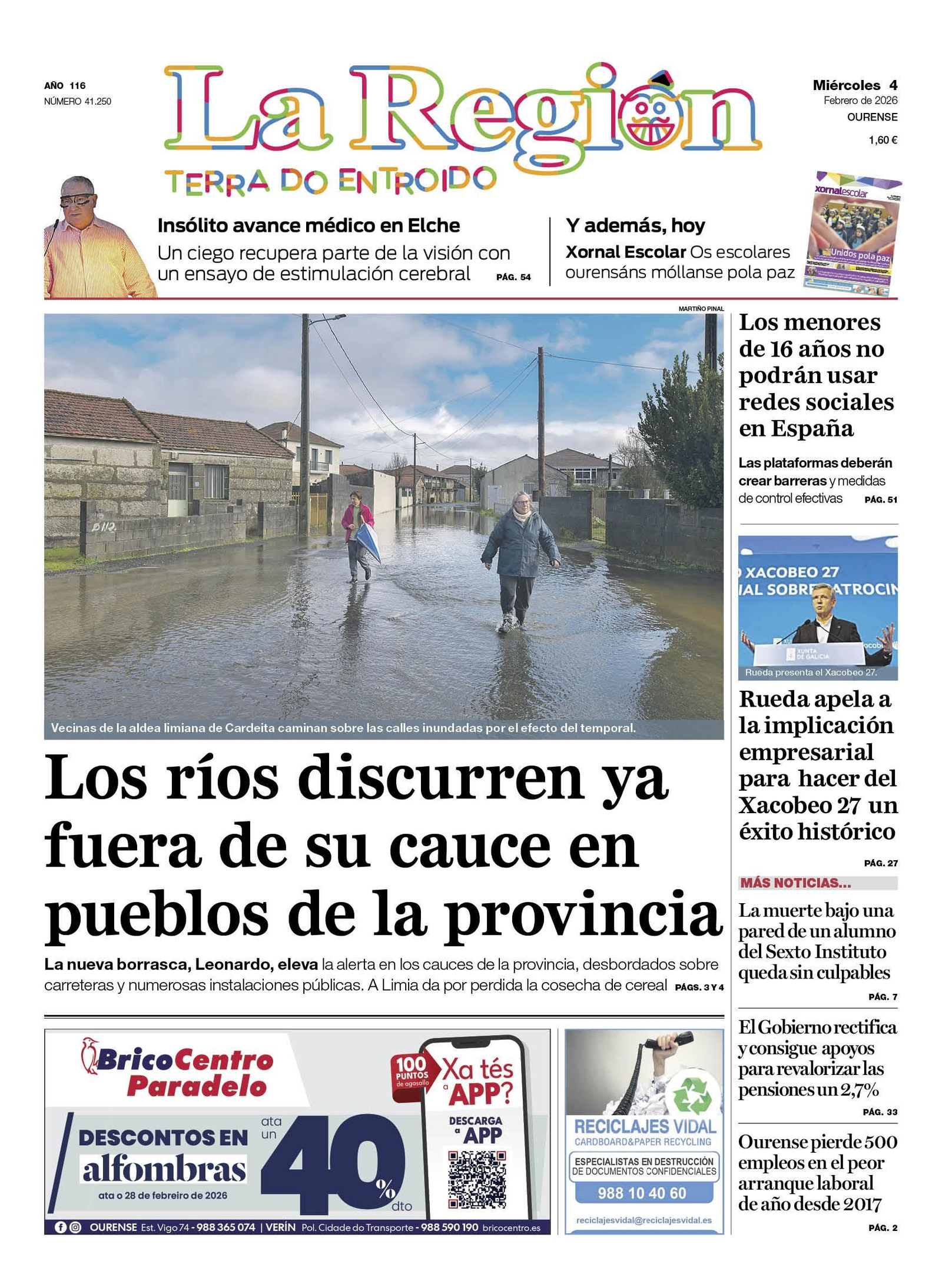 La portada de hoy