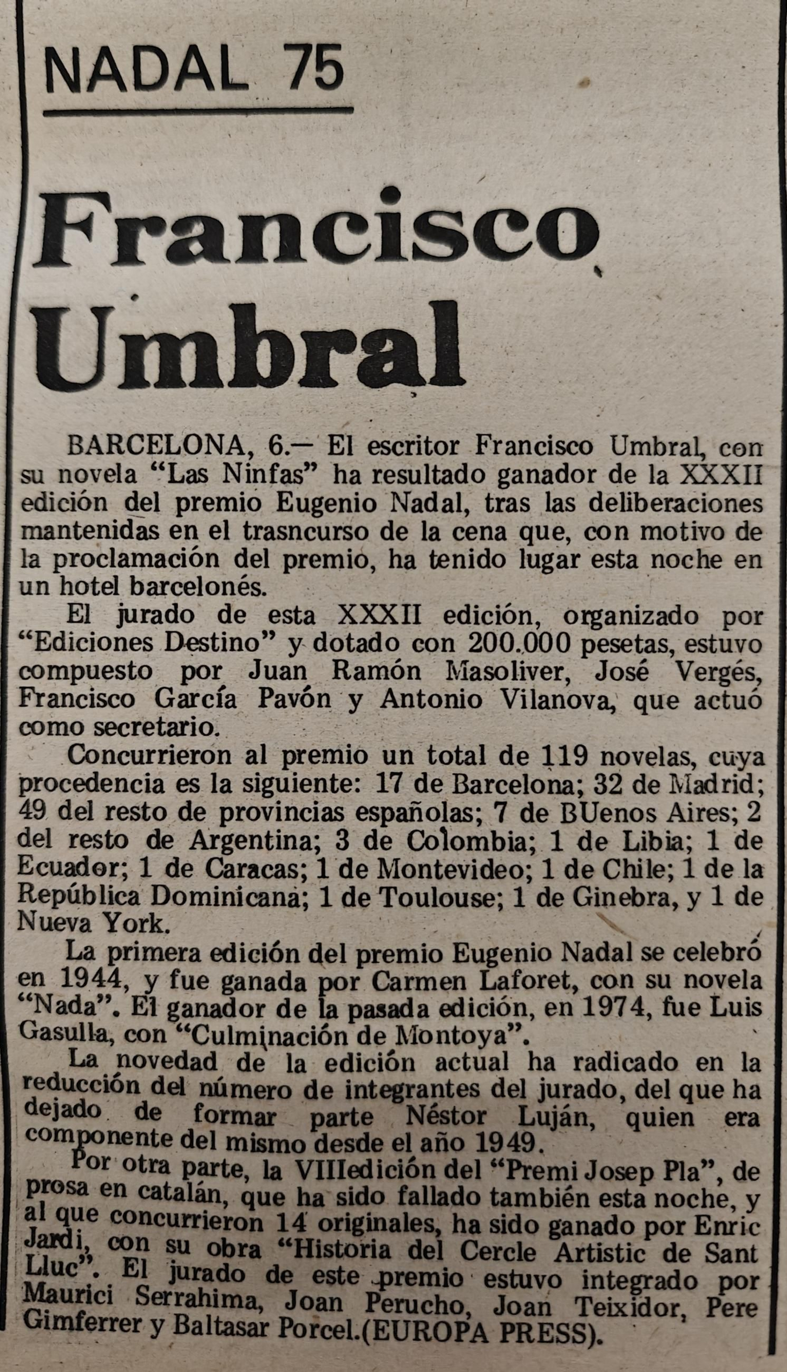 Noticia 1975