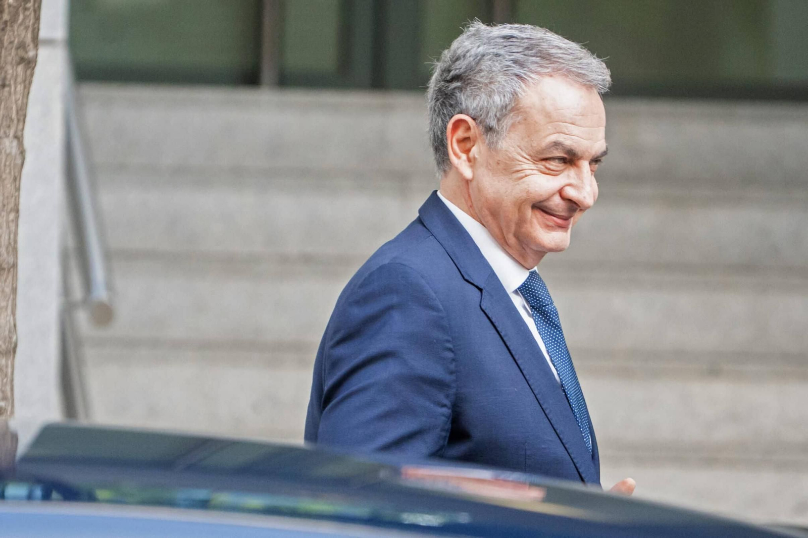 El expresidente del Gobierno José Luis Rodríguez Zapatero a su llegada a la Audiencia Nacional esta semana.