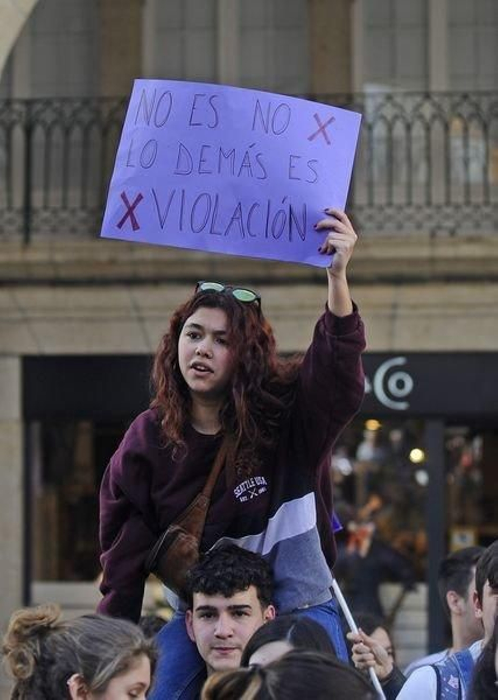 Concentracion 8-M en Ourense