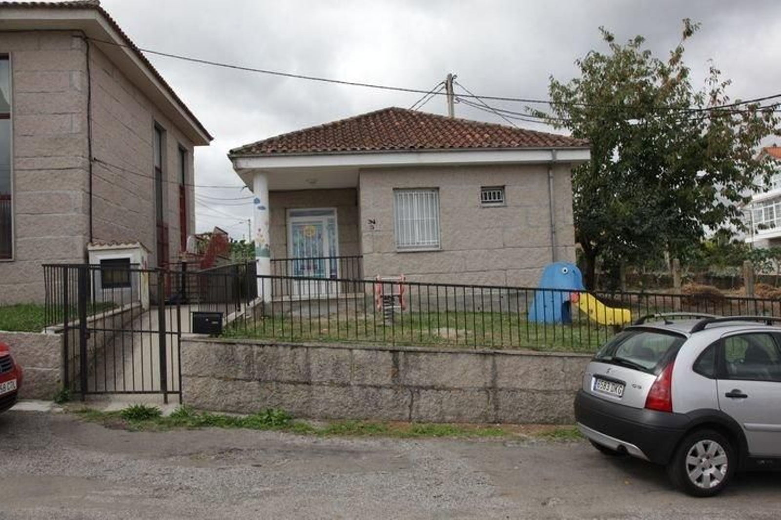 La escuela infantil de Taboadela, una de las que más riesgo tiene (JOSÉ PAZ).