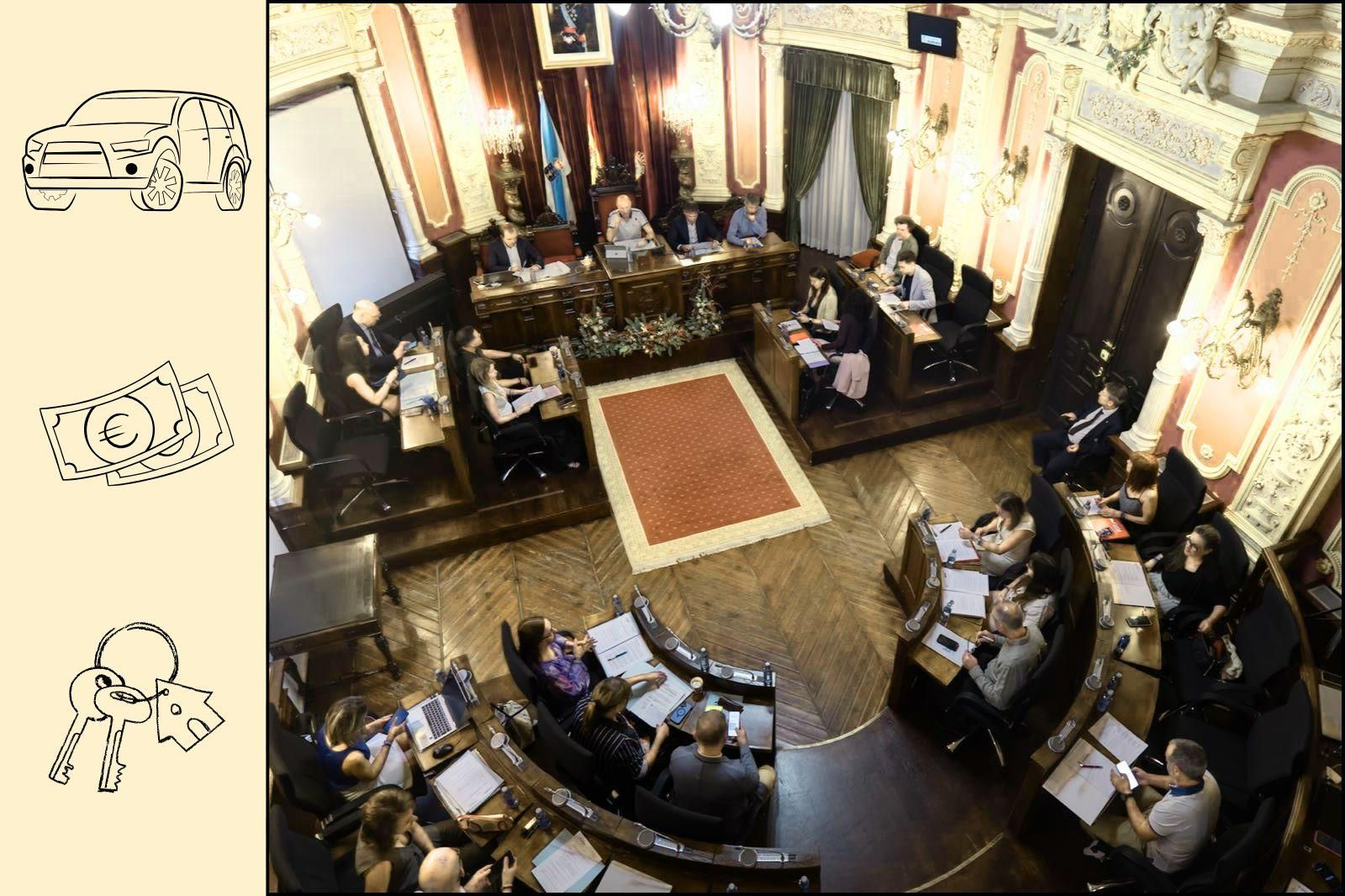 Declaraciones de la corporación municipal de Ourense