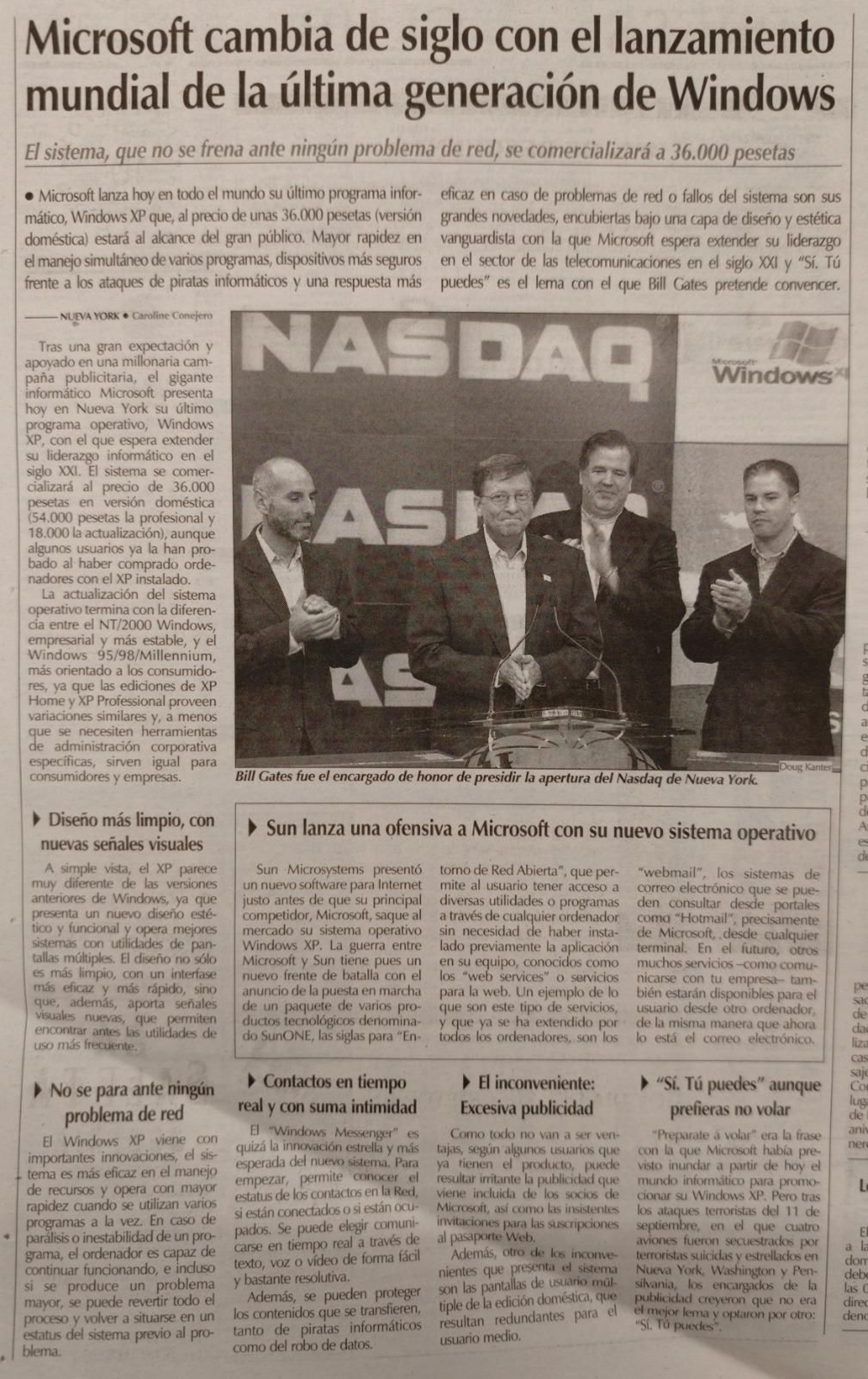 27 de octubre de 2001.