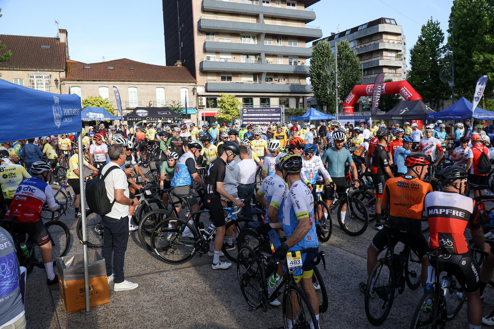 Galería | La marcha Álvaro Pino reunió a más de 500 ciclistas en Ponteareas