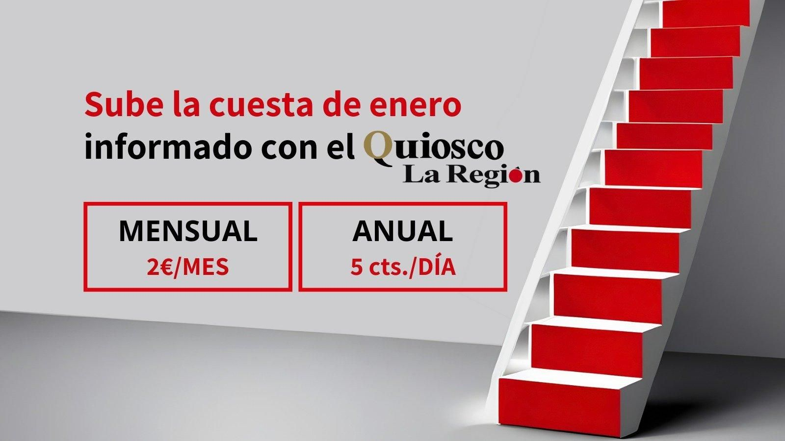 Quiosco La Región _ Promoción Sube la cuesta de enero con La Región