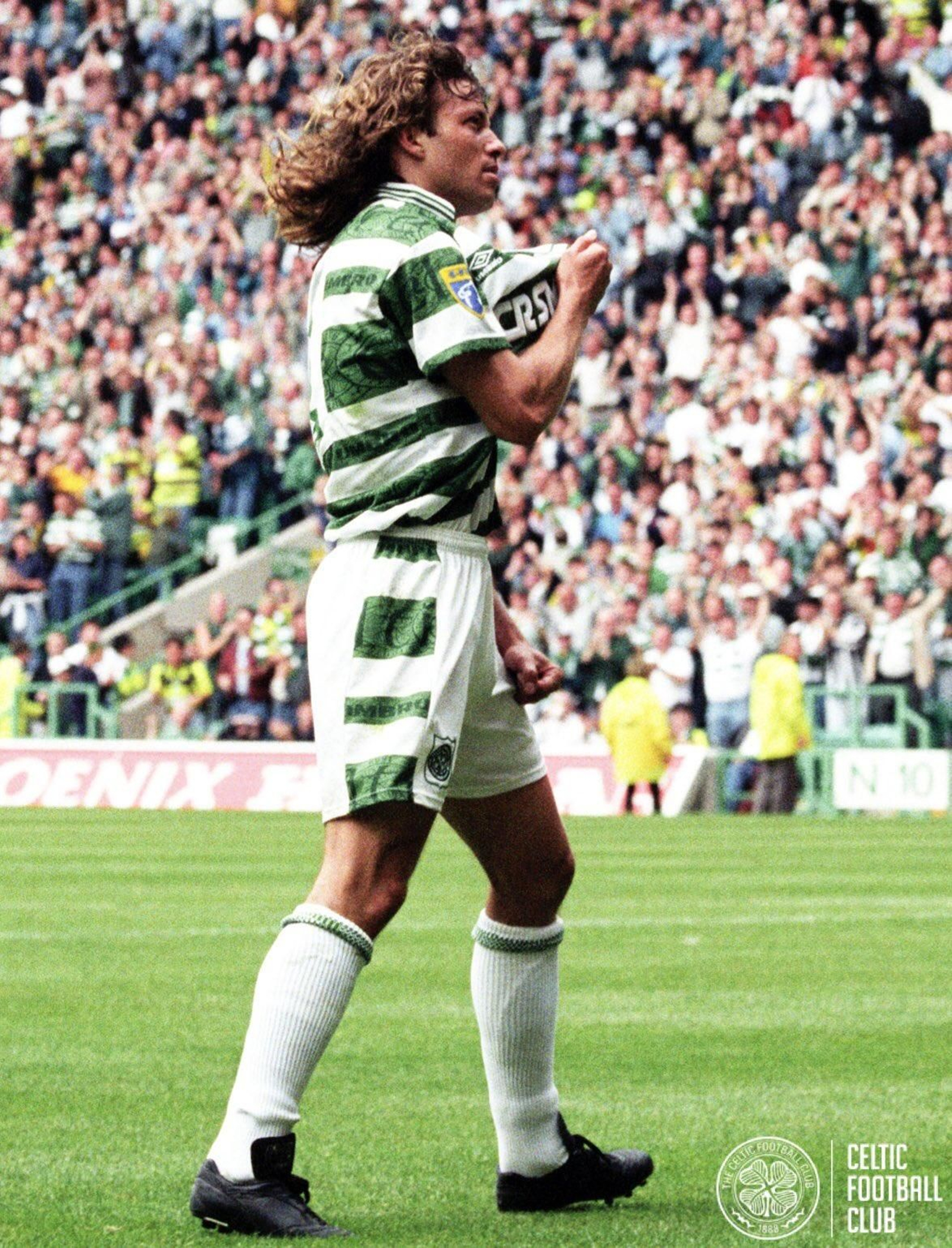 Jorge Cadete, durante su etapa en el Celtic.