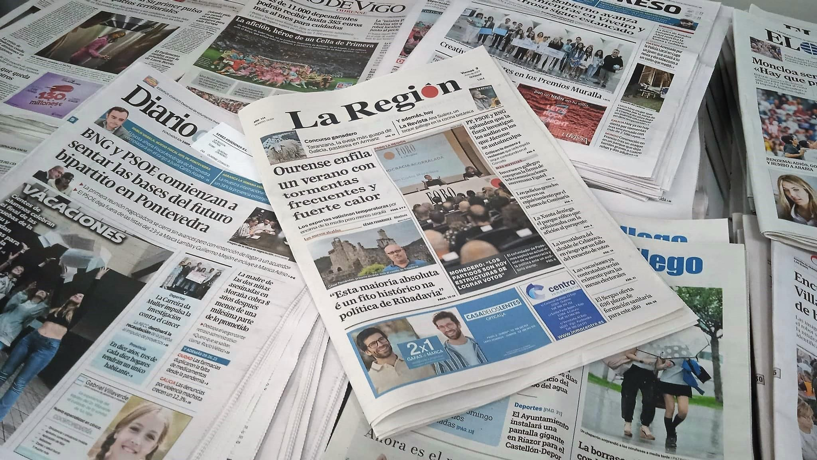 La prensa diaria sigue siendo un medio mayoritario de información para los españoles.
