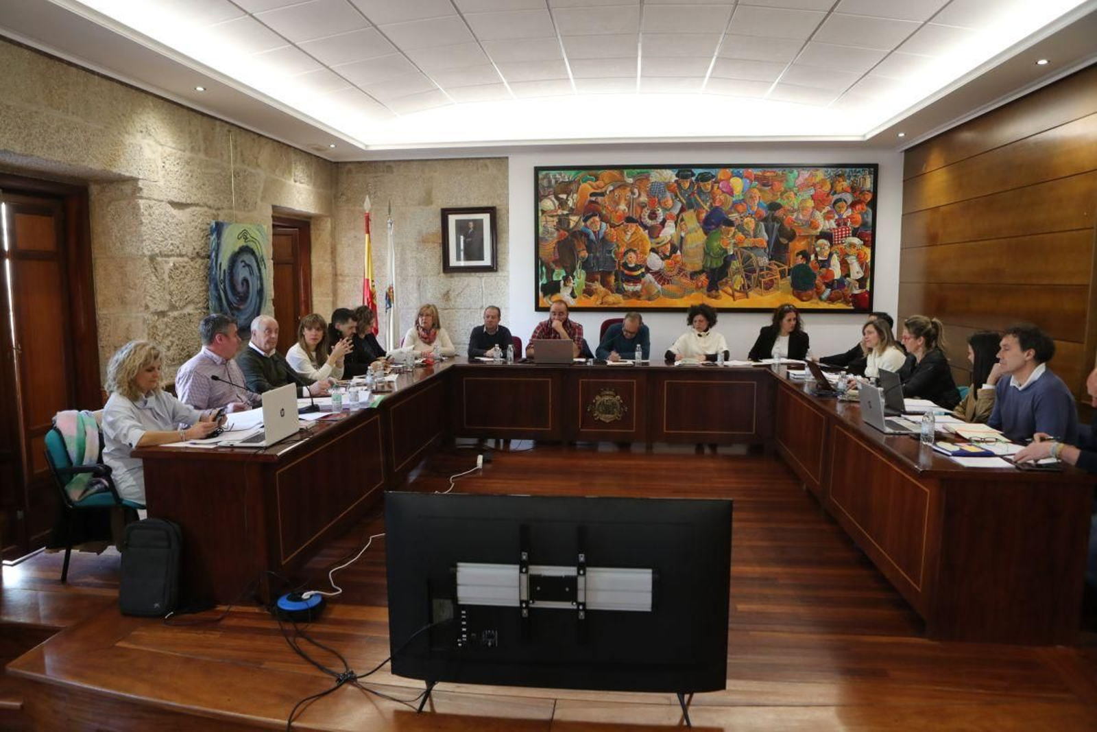 La Corporación municipal de Carballiño se reunió ayer en sesión ordinaria.