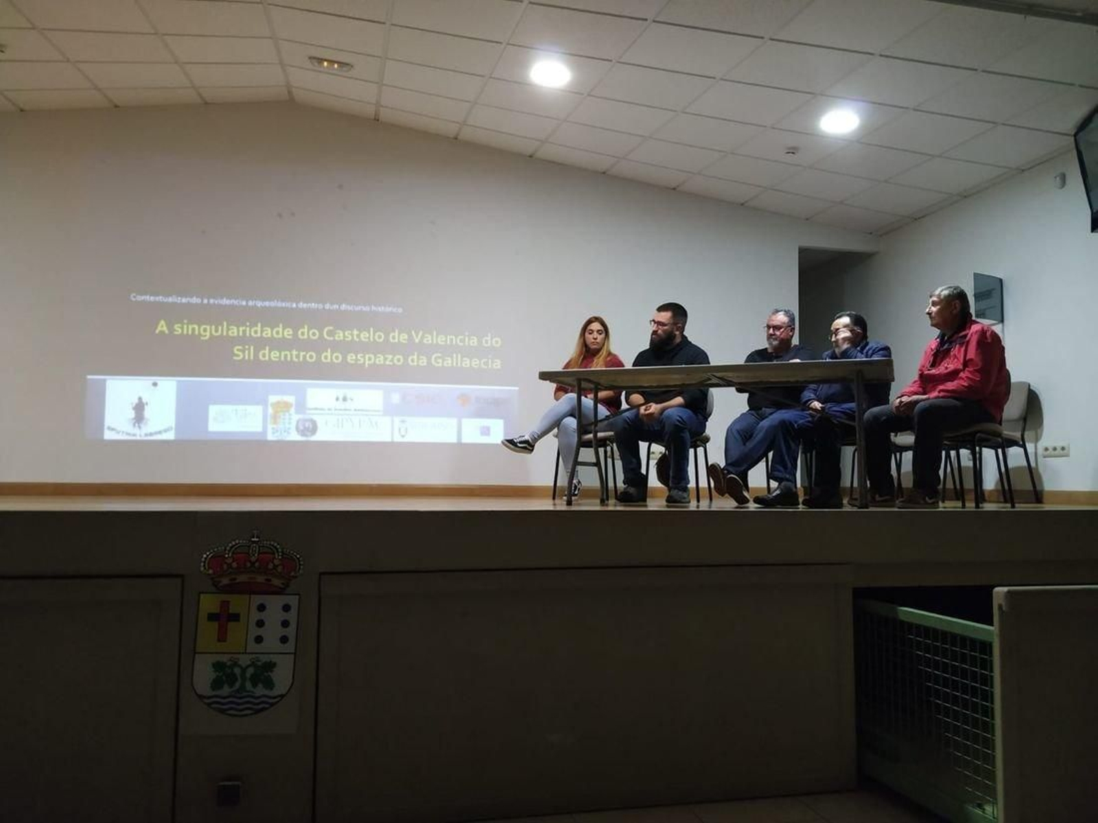 Celtia Rodríguez, Mario Fernández, José Fernández, Aurelio Blanco y Santiago Ferrer.