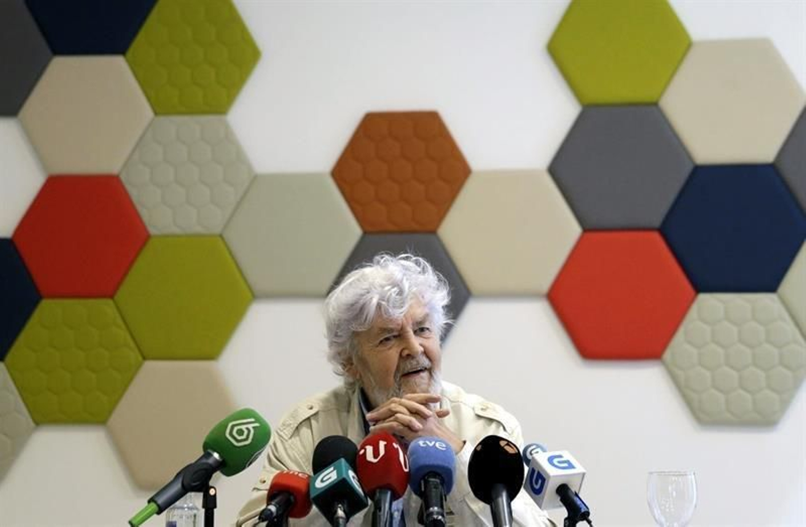 Beiras en una rueda de prensa.