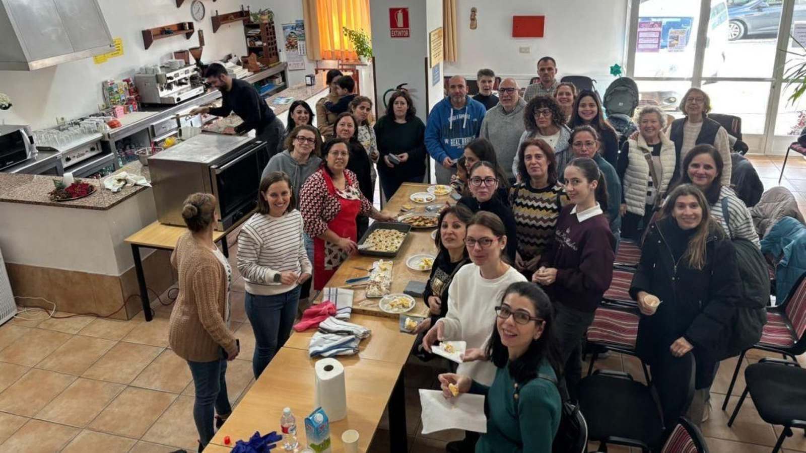 Asistentes al curso de cocina sin gluten en Barbadás.