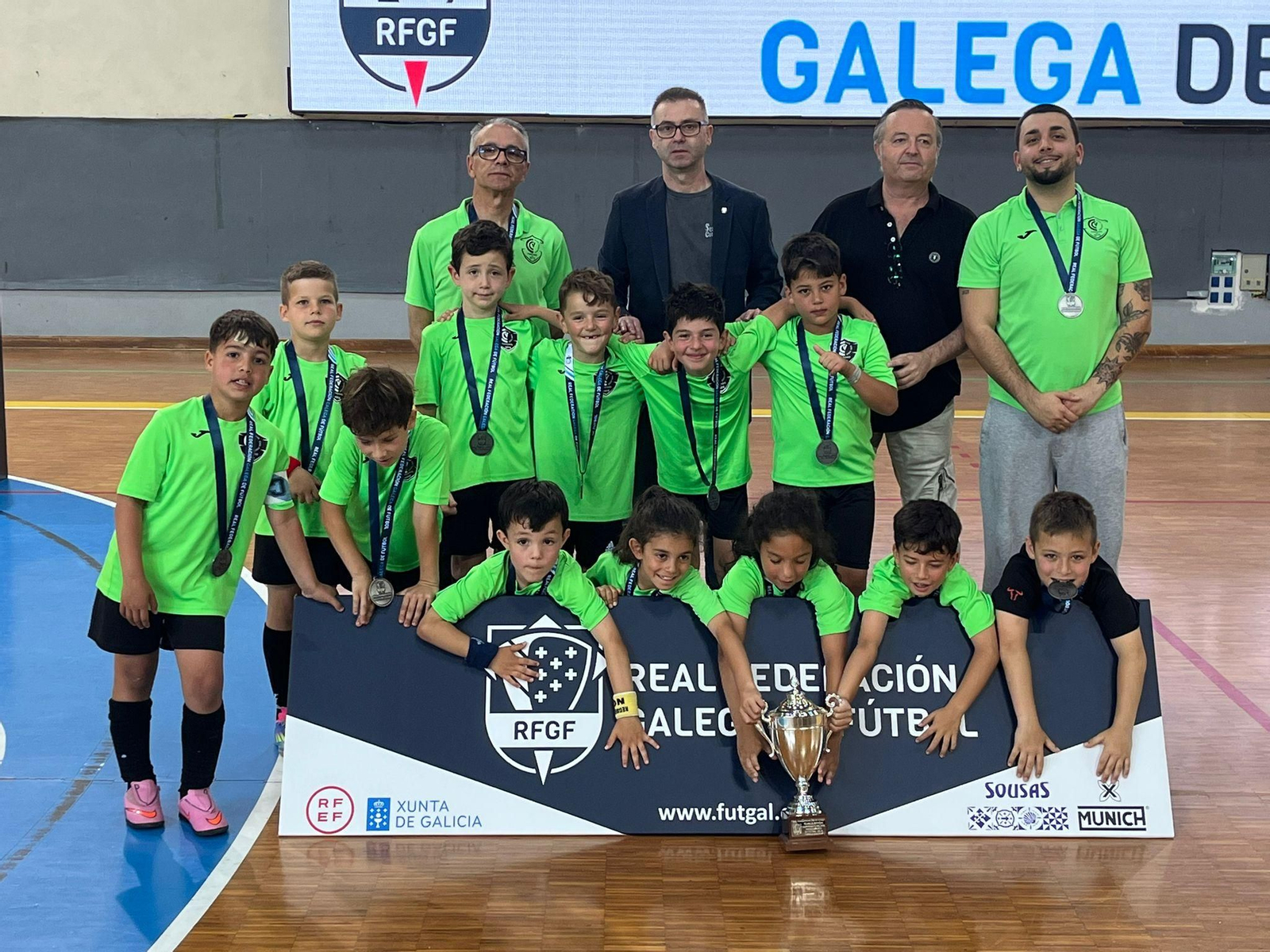 Galería | La cantera del fútbol sala gallego disfruta de sus finales en Ourense