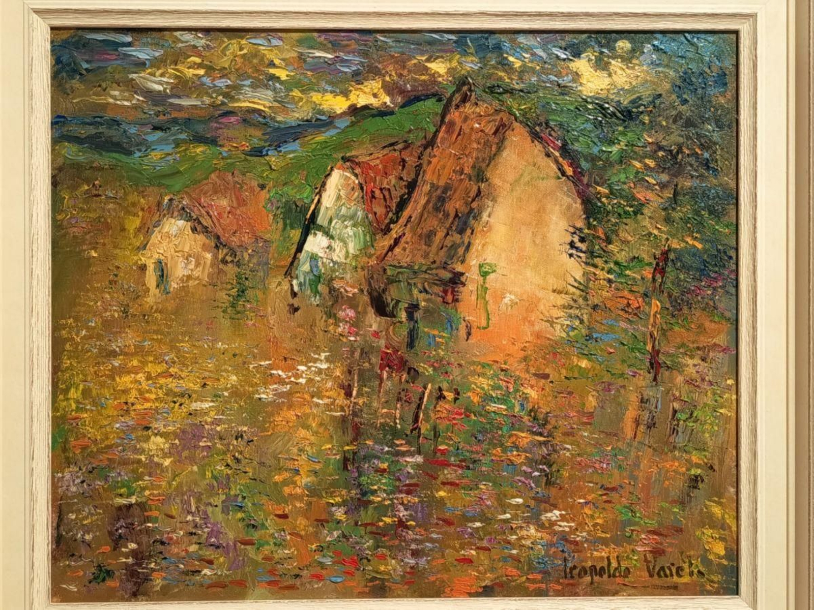 Observar los paisajes de Leopoldo Varela evade al espectador a la pintura de Claude Monet, pero con su toque especial: más iluminación.