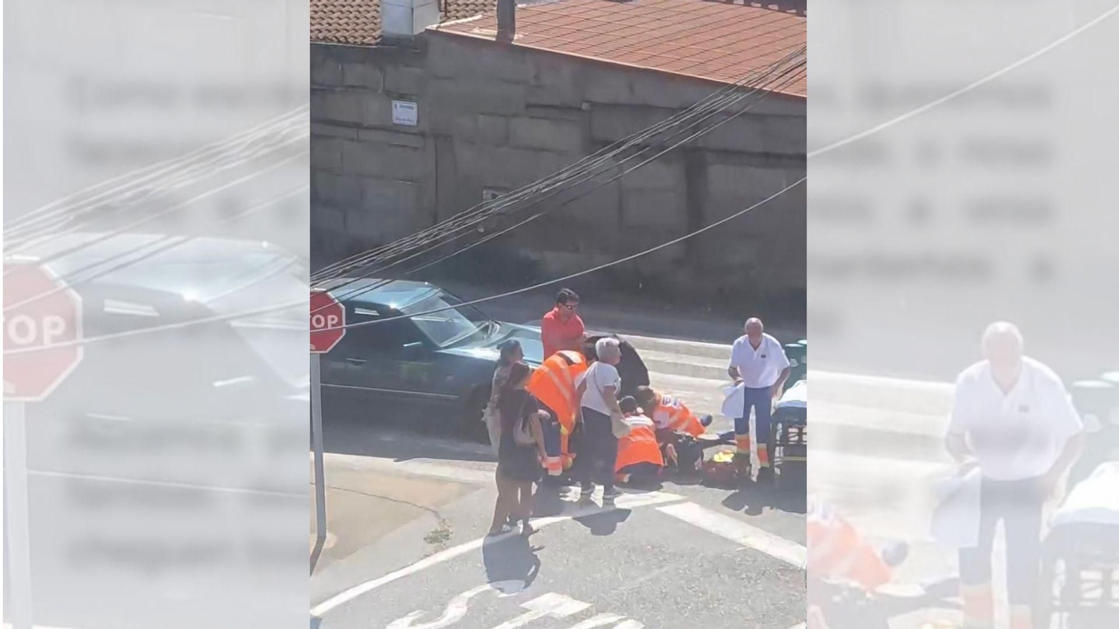 Herido un hombre tras ser atropellado en un paso de peatones en Vigo.