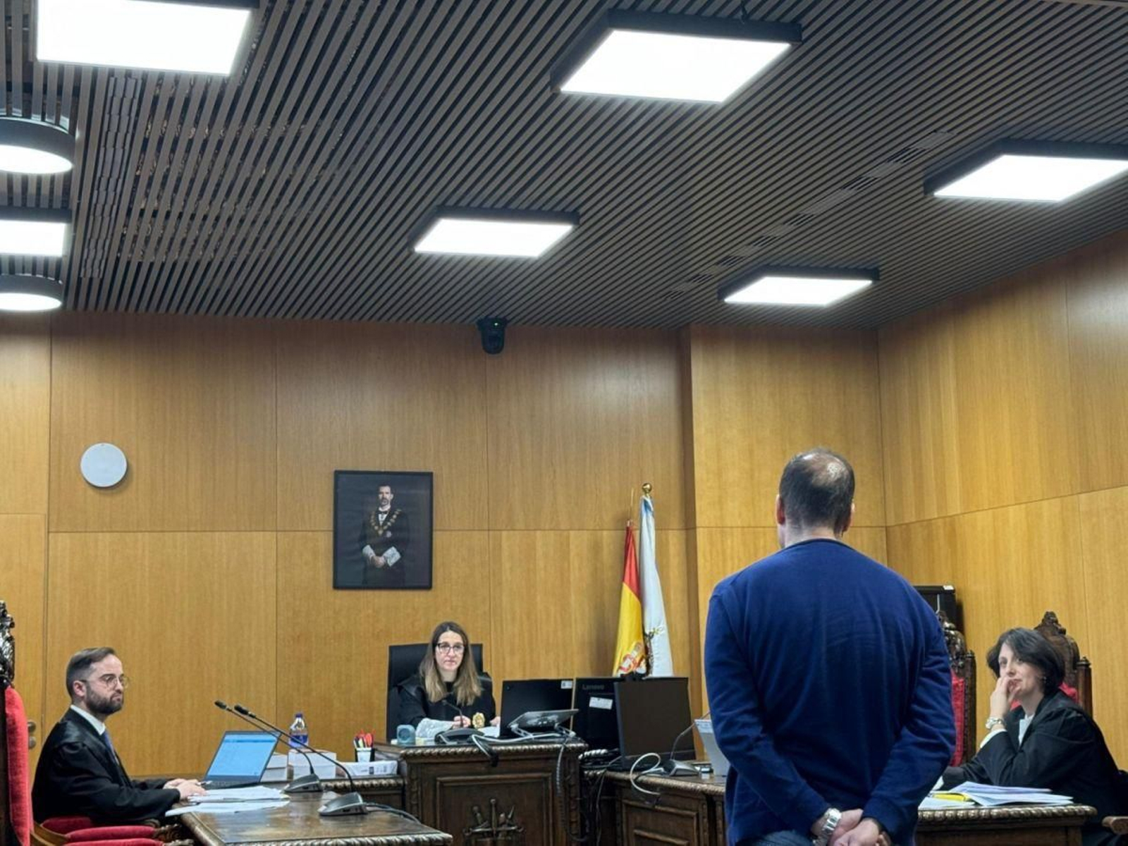 El acusado declara ante la jueza del Penal 1.