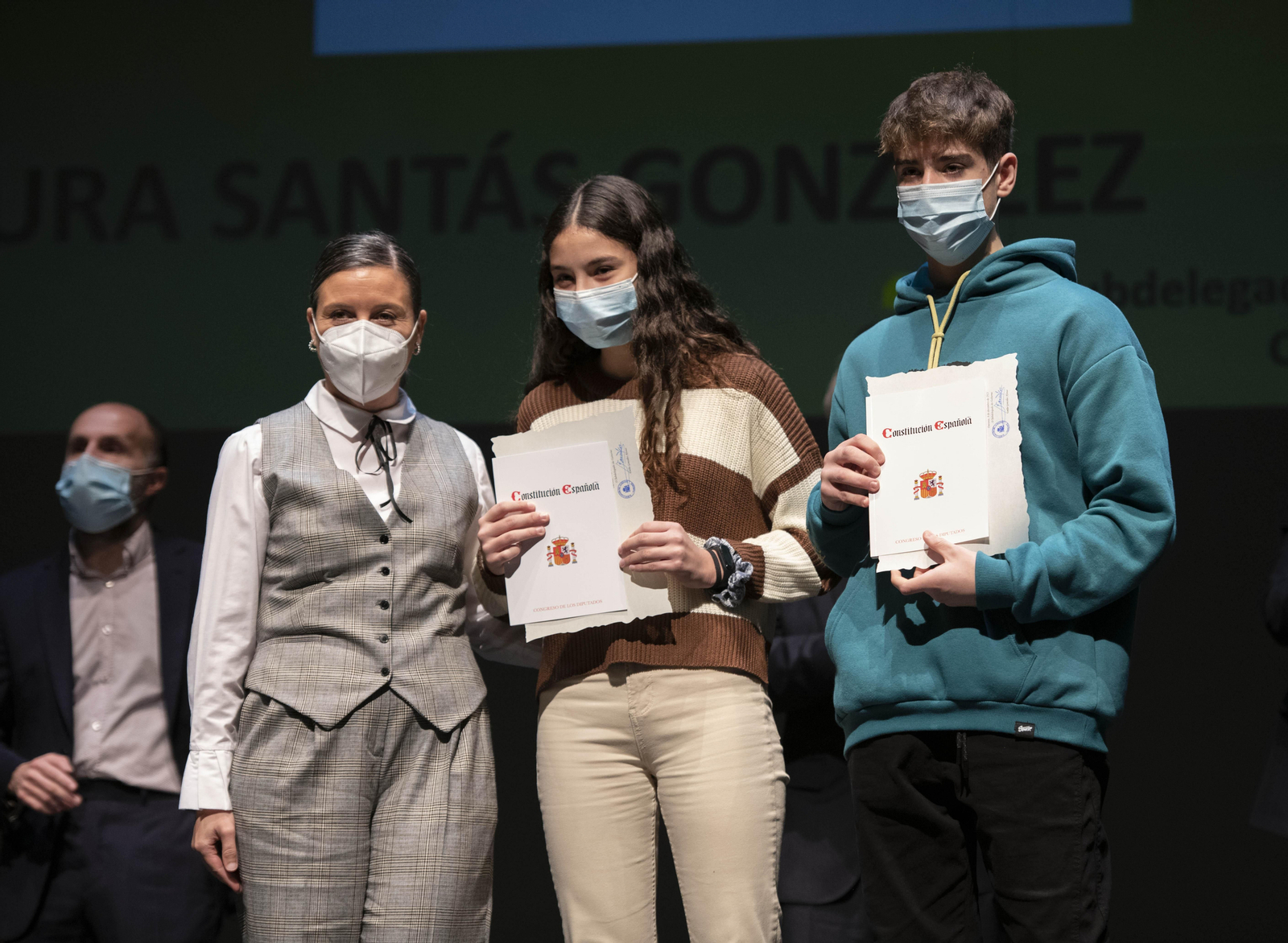 Acto institucional por el aniversario de la Constitución en el auditorio de Ourense.
Foto: Xesús Fariñas