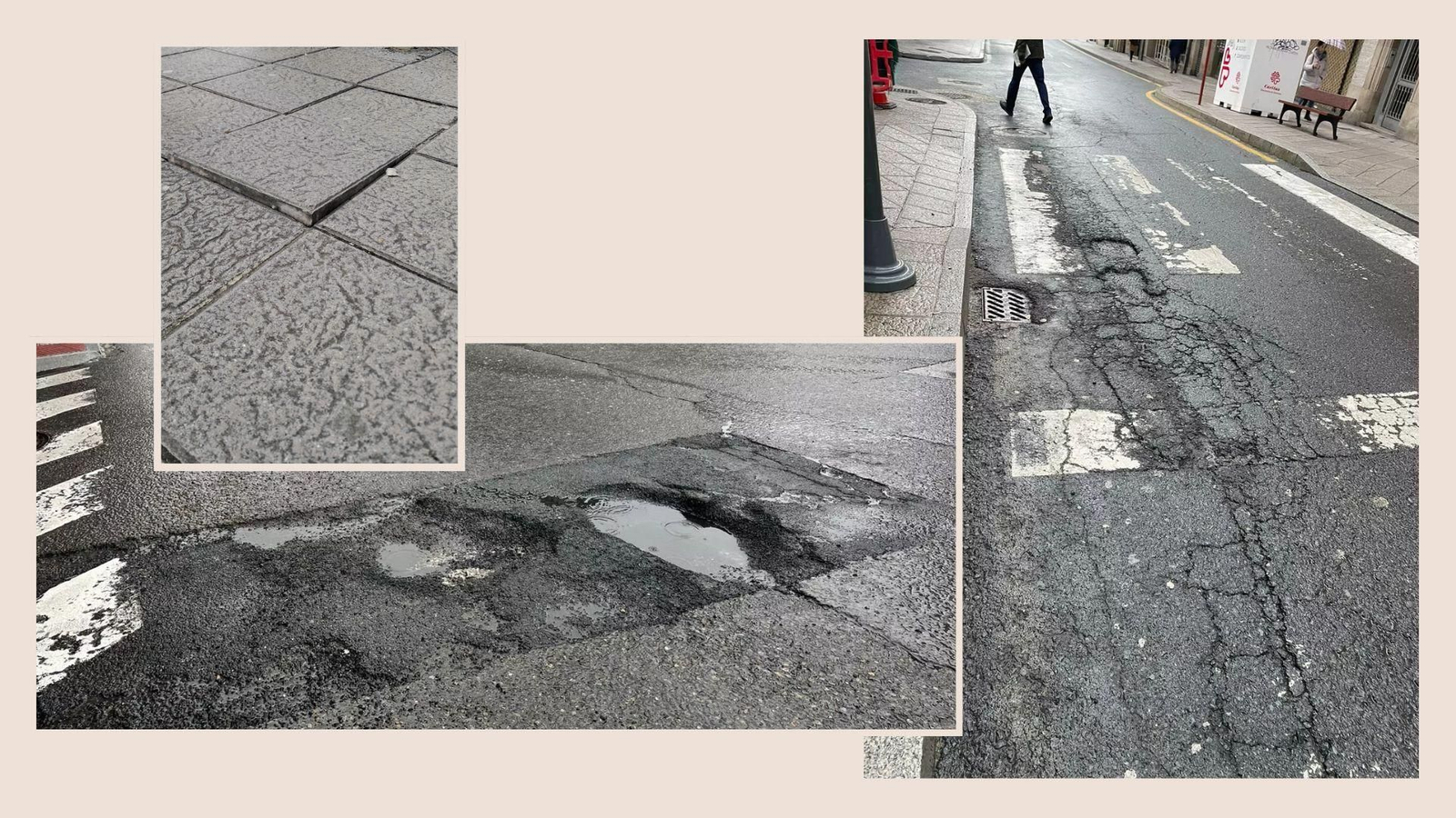 El estado de la vía pública y su deterioro es una preocupación seria para los ourensanos