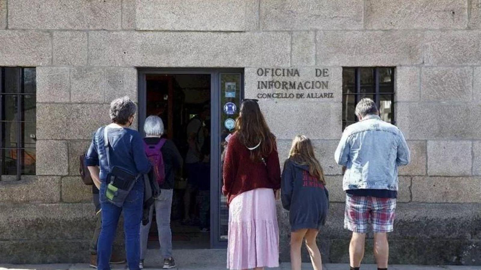 Turistas en Allariz