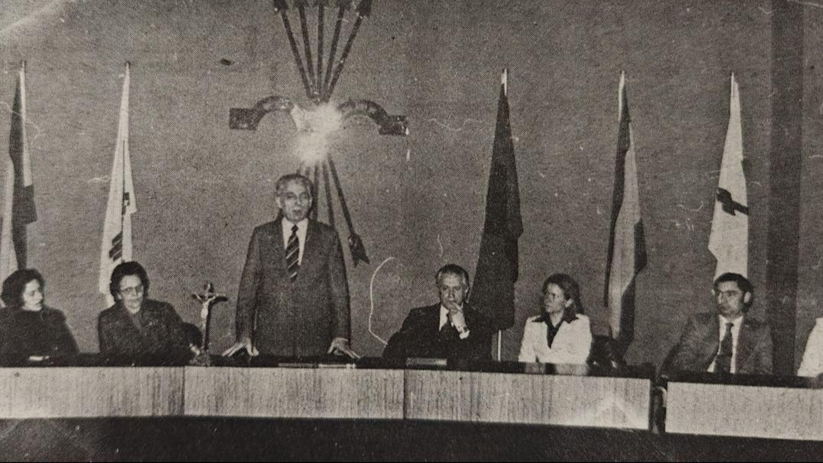 Toma de posesión de la nueva delegada provincial de la Sección Femenina.